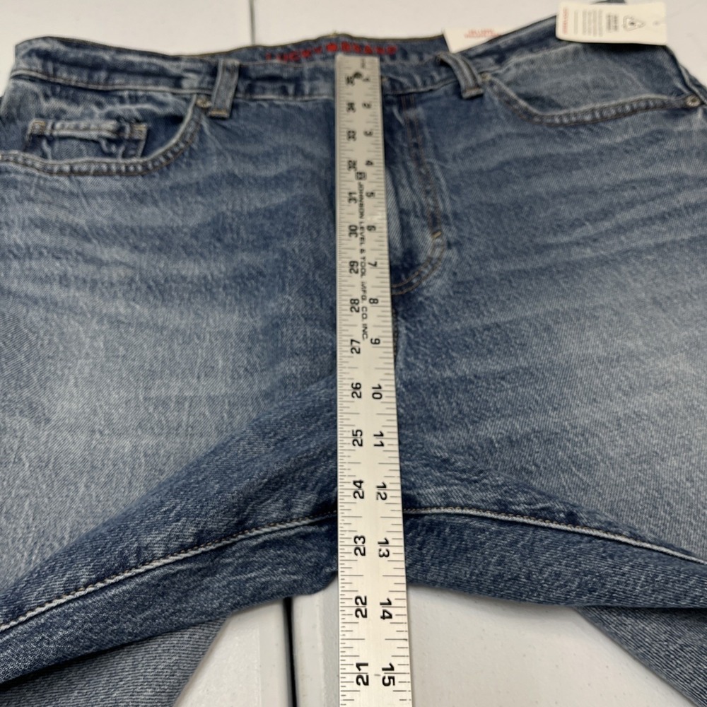Lucky Brand Jeans 90s Loose High Rise Crop Denim Size 14/32 Baggy Y2K Casual - Picture 7 of 13